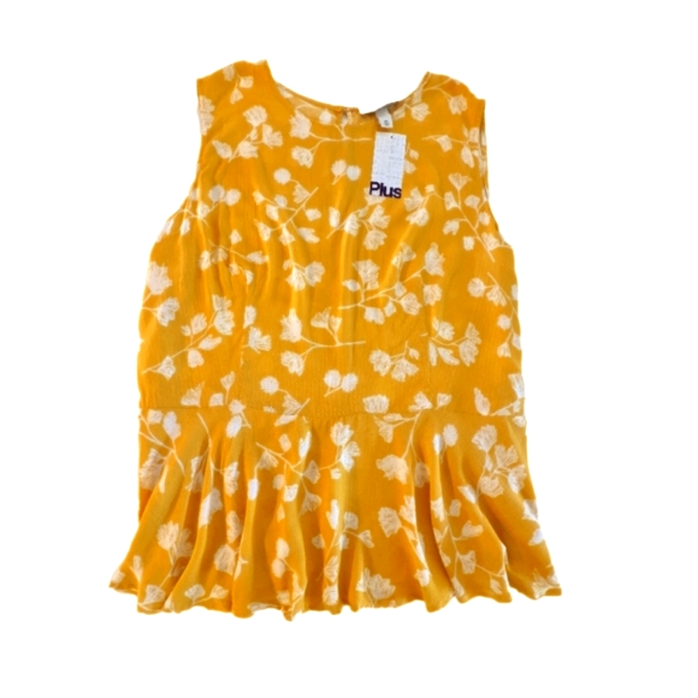 NWT Silky Soft Yellow Sleeveless Top / Tunic
